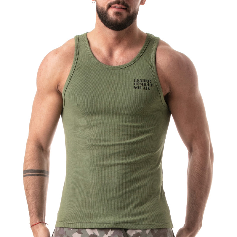 LEADER Débardeur GI ARMY Kaki
